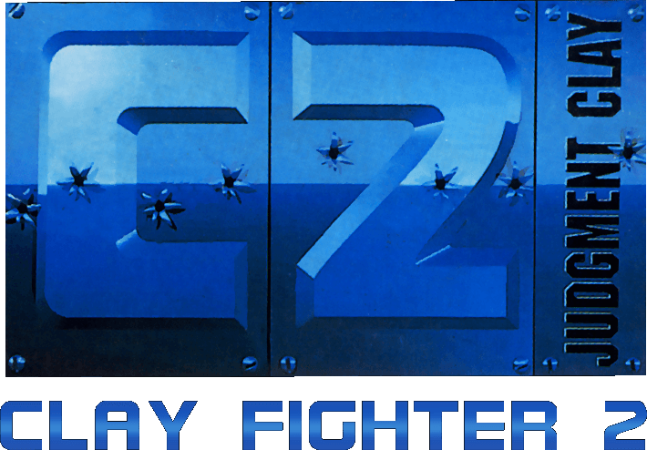 ClayFighter 2 Judgment Clay logo for Super Nintendo